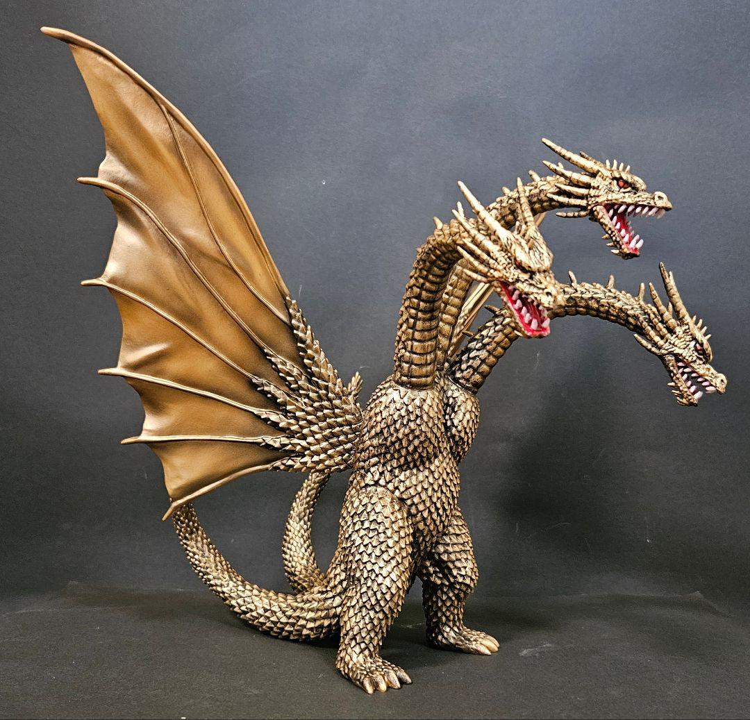 ゴジラ怪獣ソフビ キングギドラ1991 リペイント完成品 - メルカリ