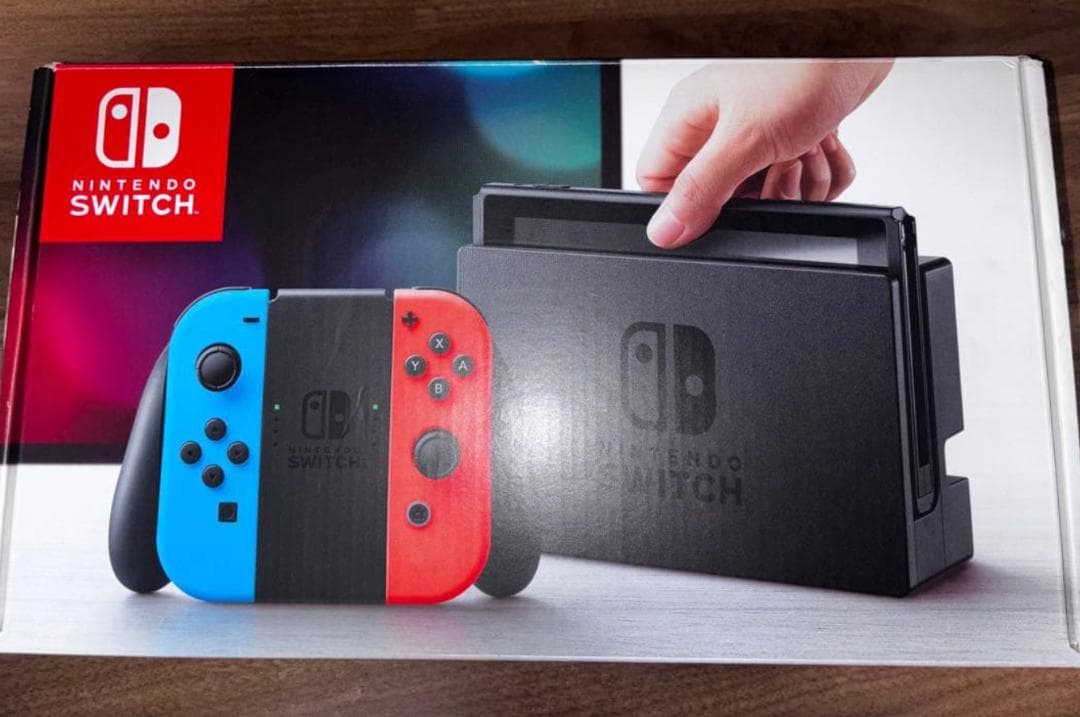 Nintendo Switch ネオンブルー/ネオンレッド（ジャンク） - メルカリ