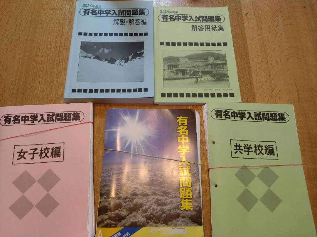 有名中学入試問題集 2024年度版 SAPIX 裁断済み 中学受験 - メルカリ