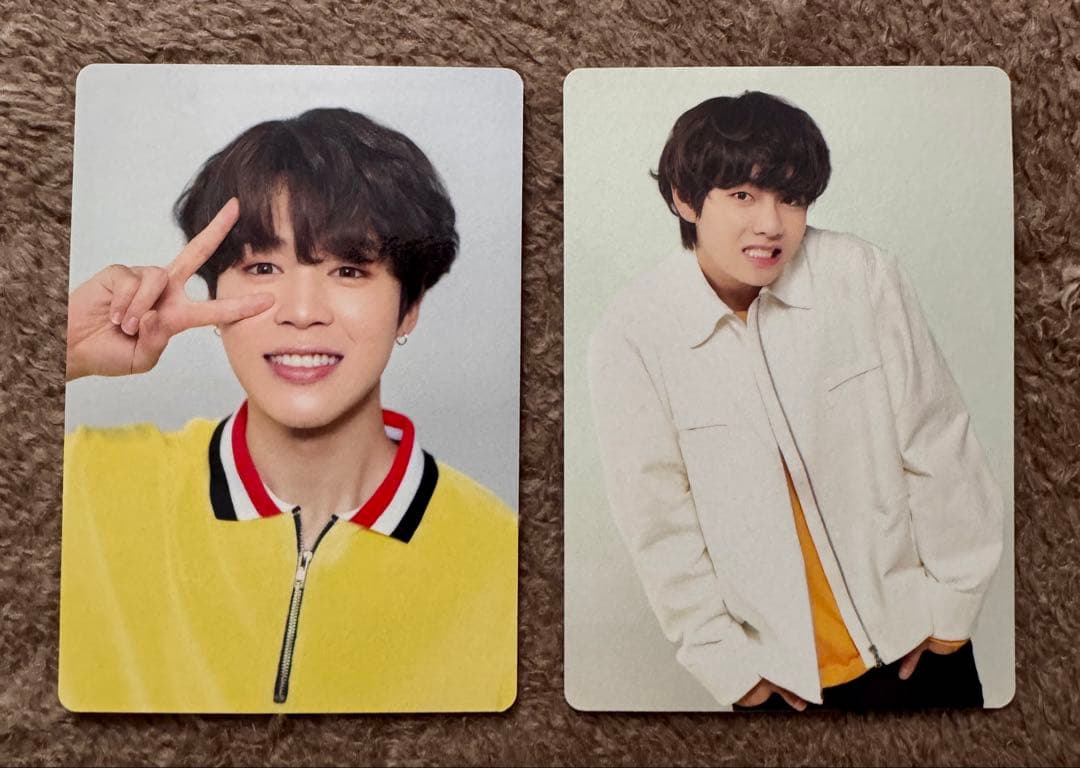 BTS トレカ ミニフォト JIMIN V 2枚 - メルカリ