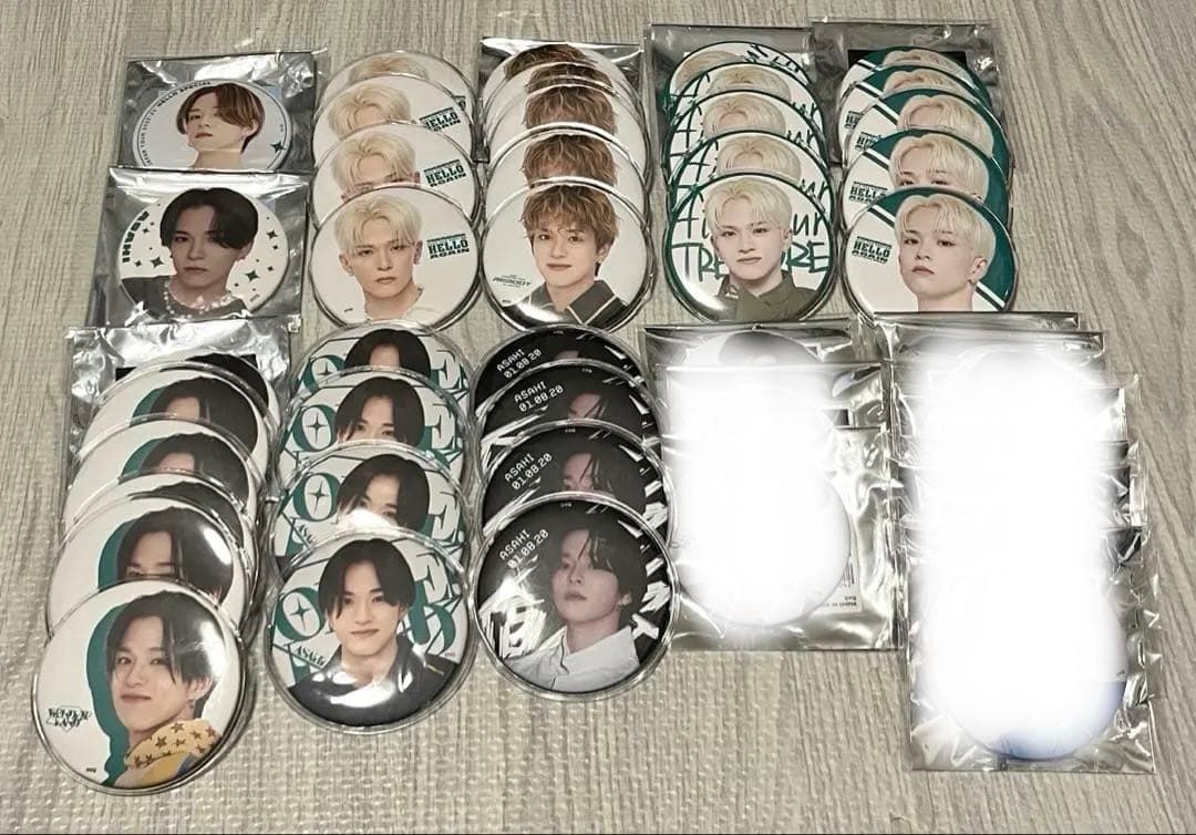 treasure アサヒ 缶バッジ TREASURE WONDERWALL 缶バッジ アサヒ - メルカリ