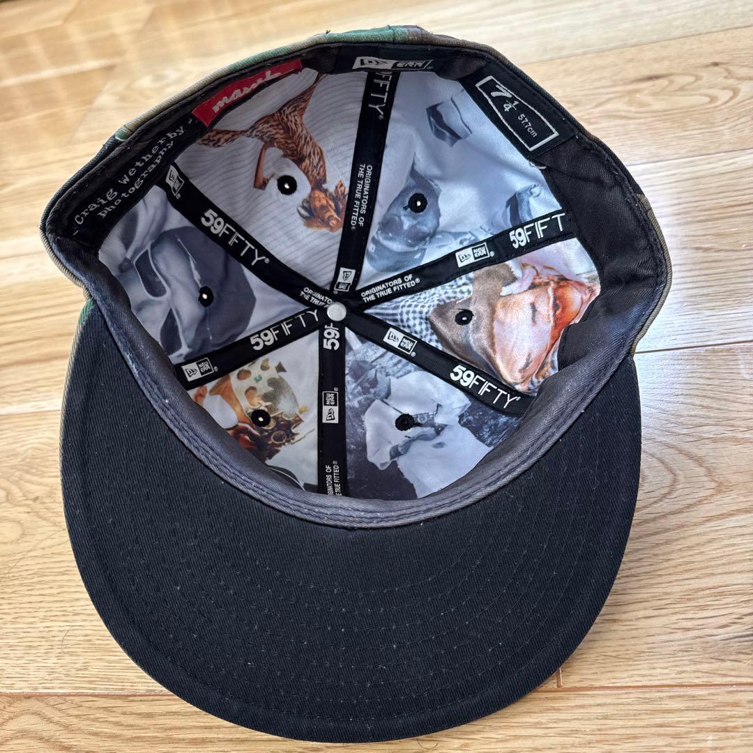 New Era 59FIFTY 迷彩キャップ 7 1/4 - メルカリ