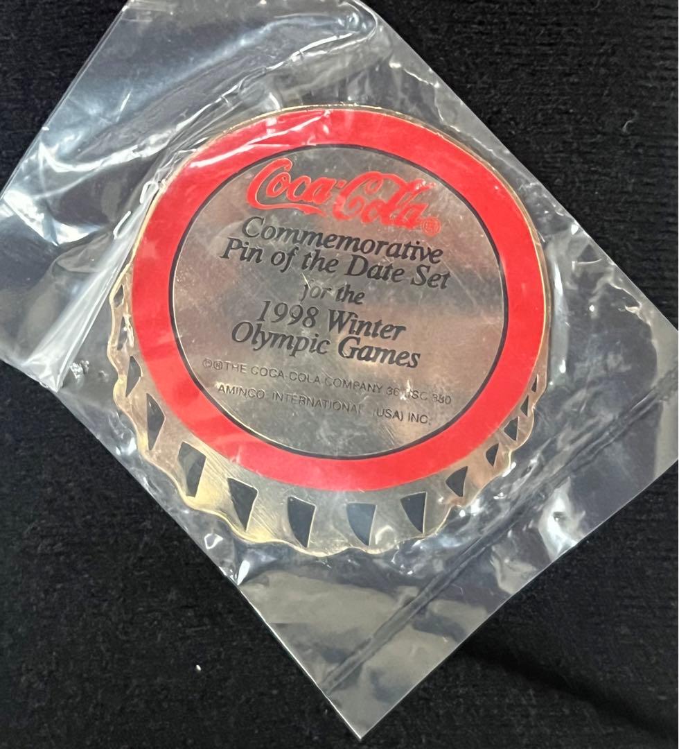 1998 長野オリンピック ピンバッジ コカコーラデイピン 正規品フル
