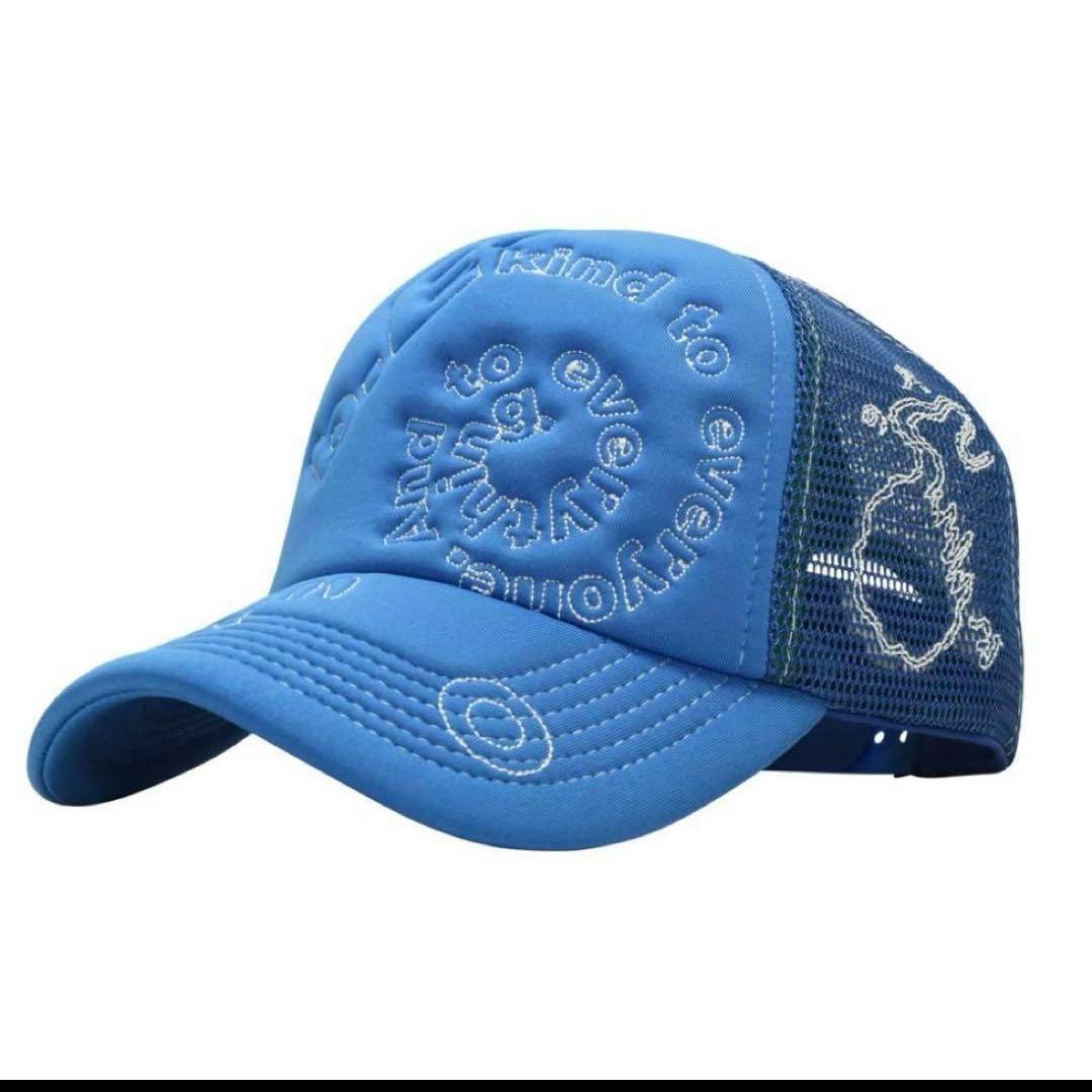 【希少】b.Eautiful メッシュキャップ 青 b.Eautiful キャップ 帽子 「b.Eautiful/ビューティフル」Vapor 6