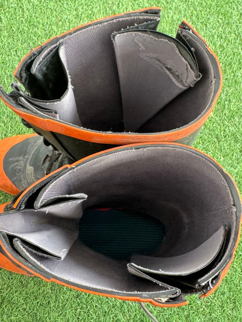 消防ゴム編上靴 TX777R オレンジ 26.5cm 安全 編上靴【消防、長靴】