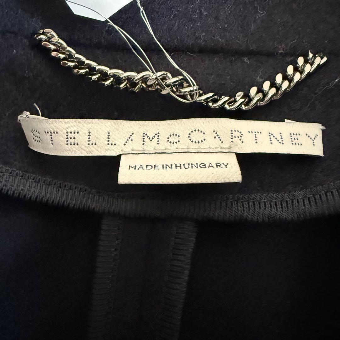 極美品☆ステラマッカートニー☆ロゴ入りポンチョ☆ウールお素材