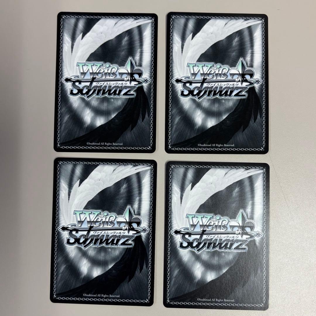 ヴァイスシュヴァルツ プロモ しろくろメイド 時崎狂三 黒ver. 4枚