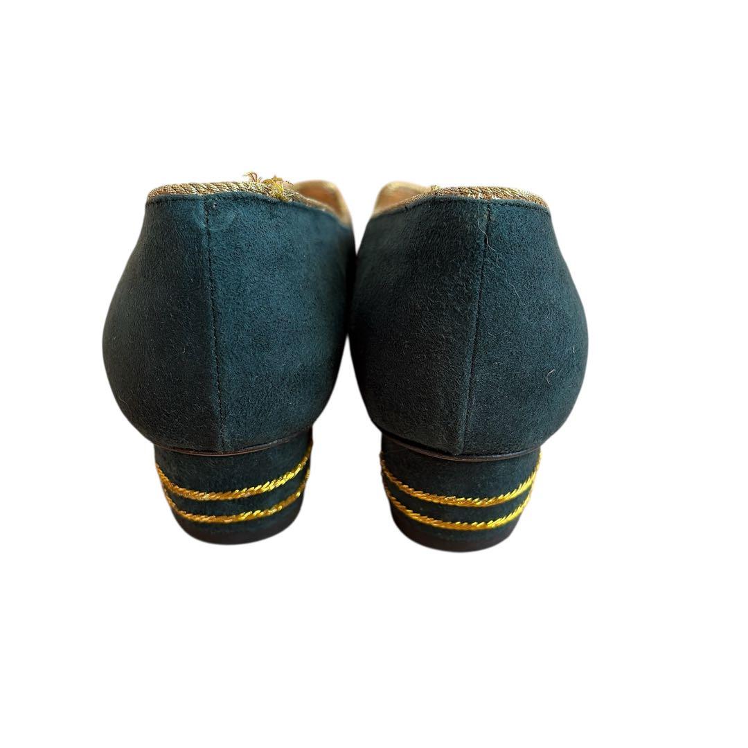 シャーロット オリンピア ベロア キティ フラット シューズ 猫