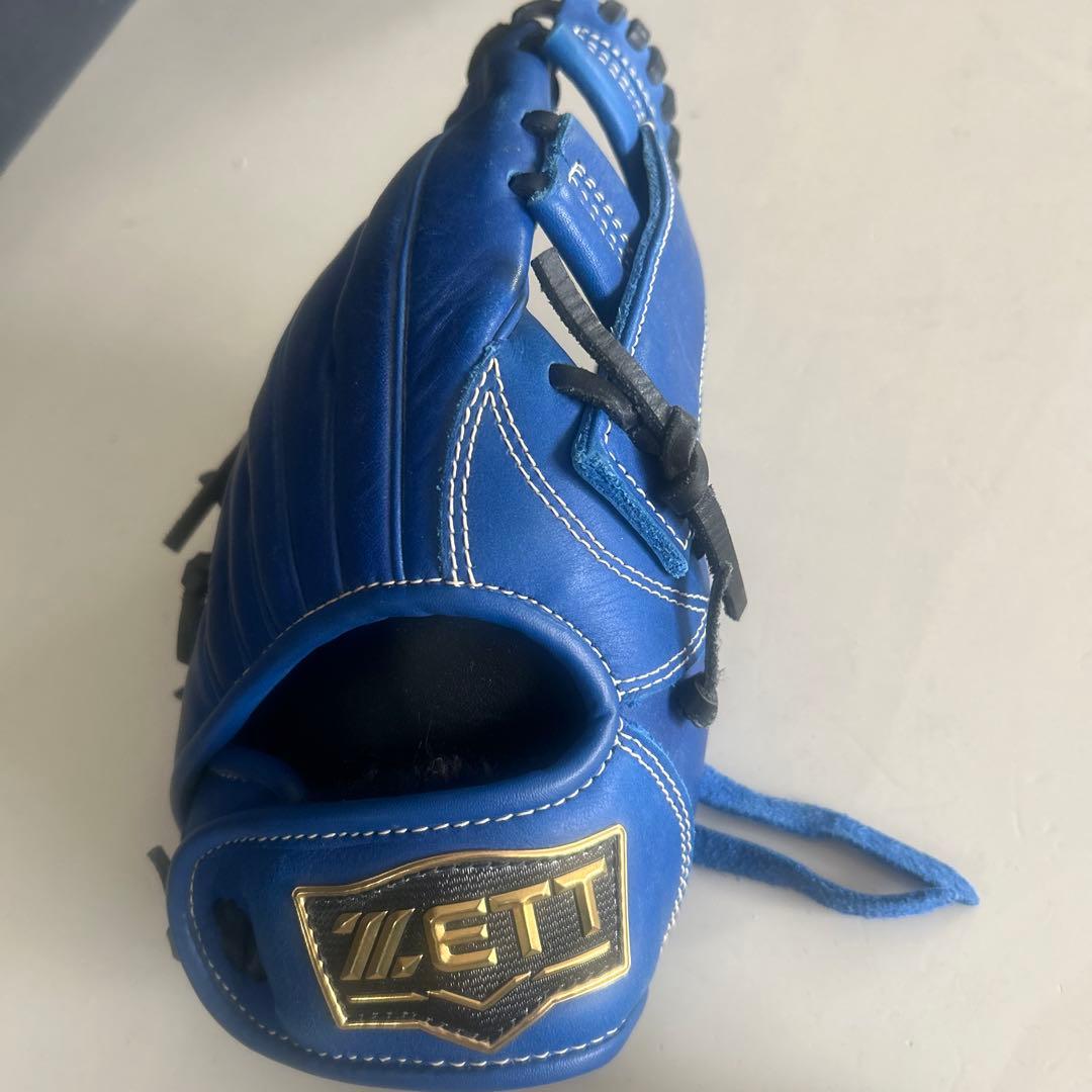 ZETT GROUND HERO 軟式グローブ 青 キャッチャーミッド