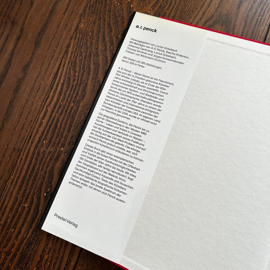 a.r.penck アート作品集美術書 Prestel社刊行265頁