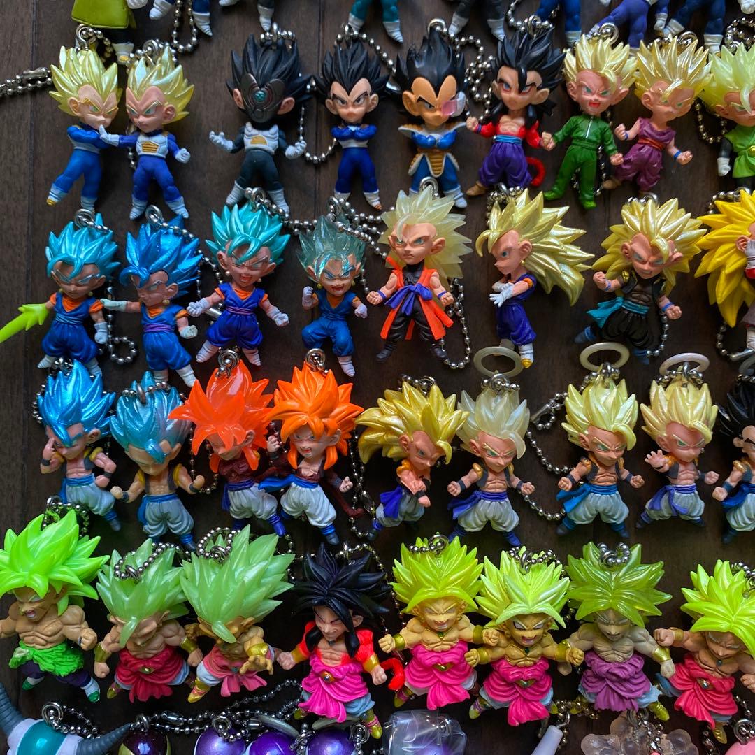 ドラゴンボール udmフィギュア キーホルダー hg ガチャ ストラップ