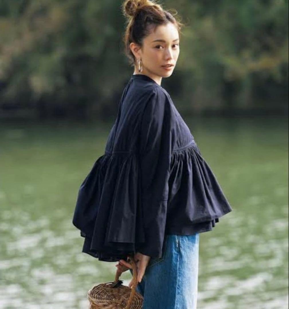 Curensologyシャツ&キャミソール　ブラック Curensology（カレンソロジー） ブラウス シャツ レディース