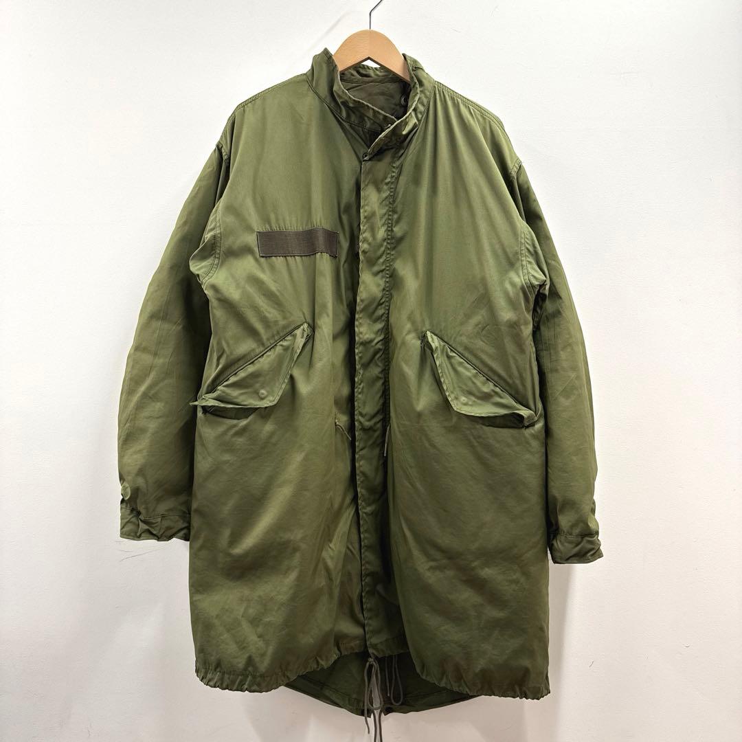 【古着】M-65 フィッシュテール　モッズコート　ライナー付き 70s 70年代 アメリカ軍 米軍 ミリタリー フィッシュテールパーカー M65