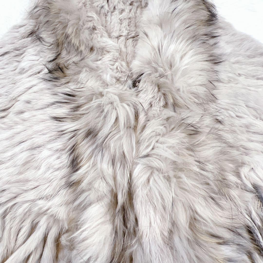 goa ゴア 高級 ポンチョ ラビット ラクーン y2k Fサイズ - メルカリ