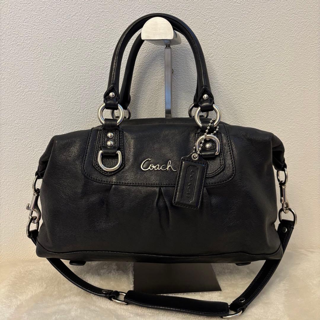 Y2K☆COACH 00s ブラック レザー ヴィンテージ Archive - メルカリ