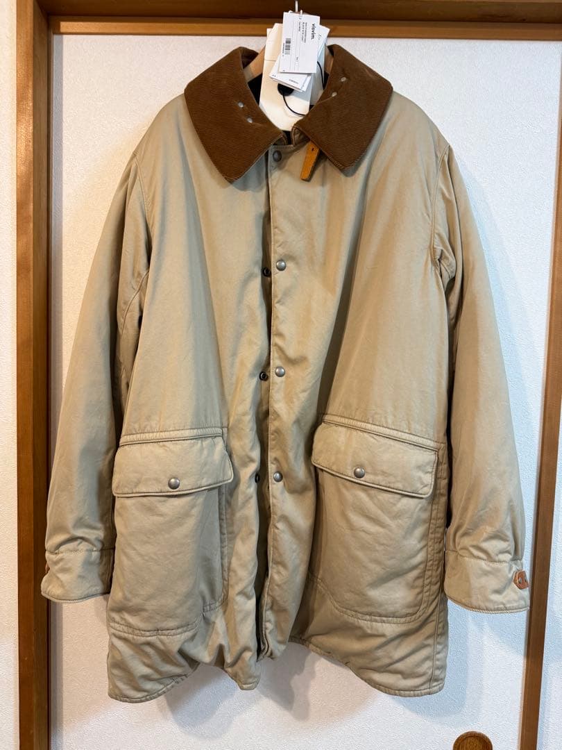 visvim BLACK KITE COAT BEIGE - メルカリ
