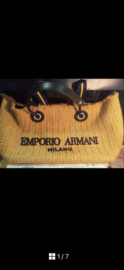 エンポリオアルマーニ カゴバック エンポリオ アルマーニのアイコン「MyEA」かごバッグ風の新作、ポーチ