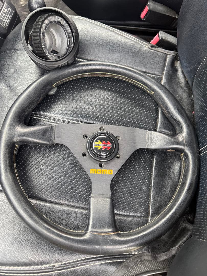 MOMOCORSE 777 ステアリングホイール MOMO（モモ） 正規品 ステアリング JET ジェットブラック 32パイ J-1