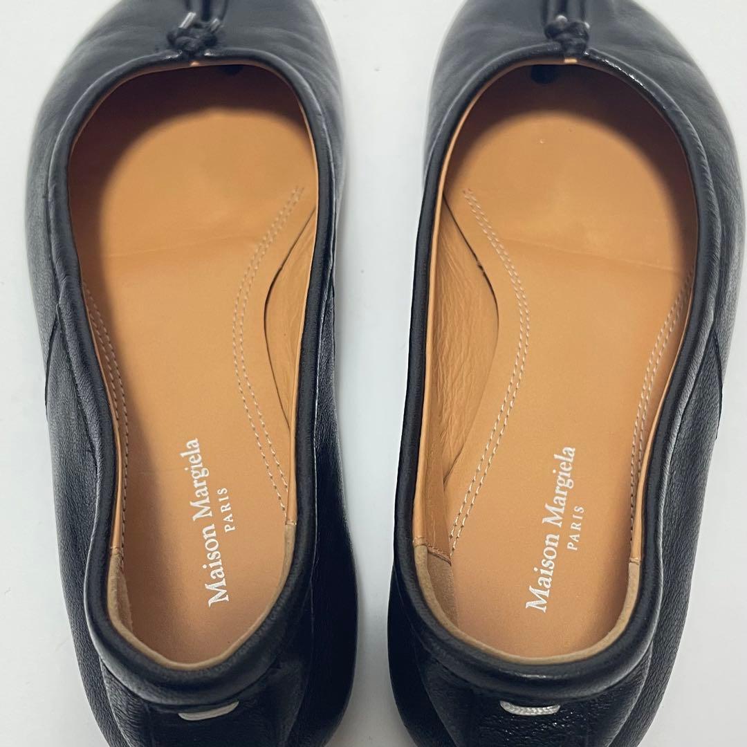 【美品】Maison Margiela タビバレエシューズ レザー 22.5cm