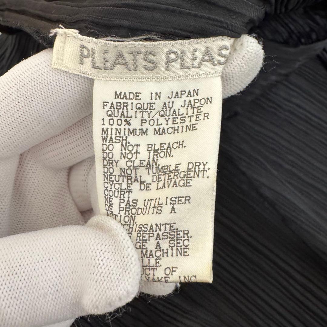 極美品✨PLEATS PLEASE ポンチョ 変形 ブラック プリーツ - メルカリ