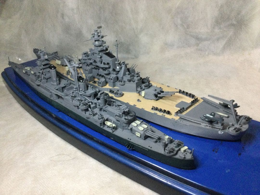 アメリカ海軍 戦艦サウスダコタ & 重巡洋艦インディアナポリス 1/700
