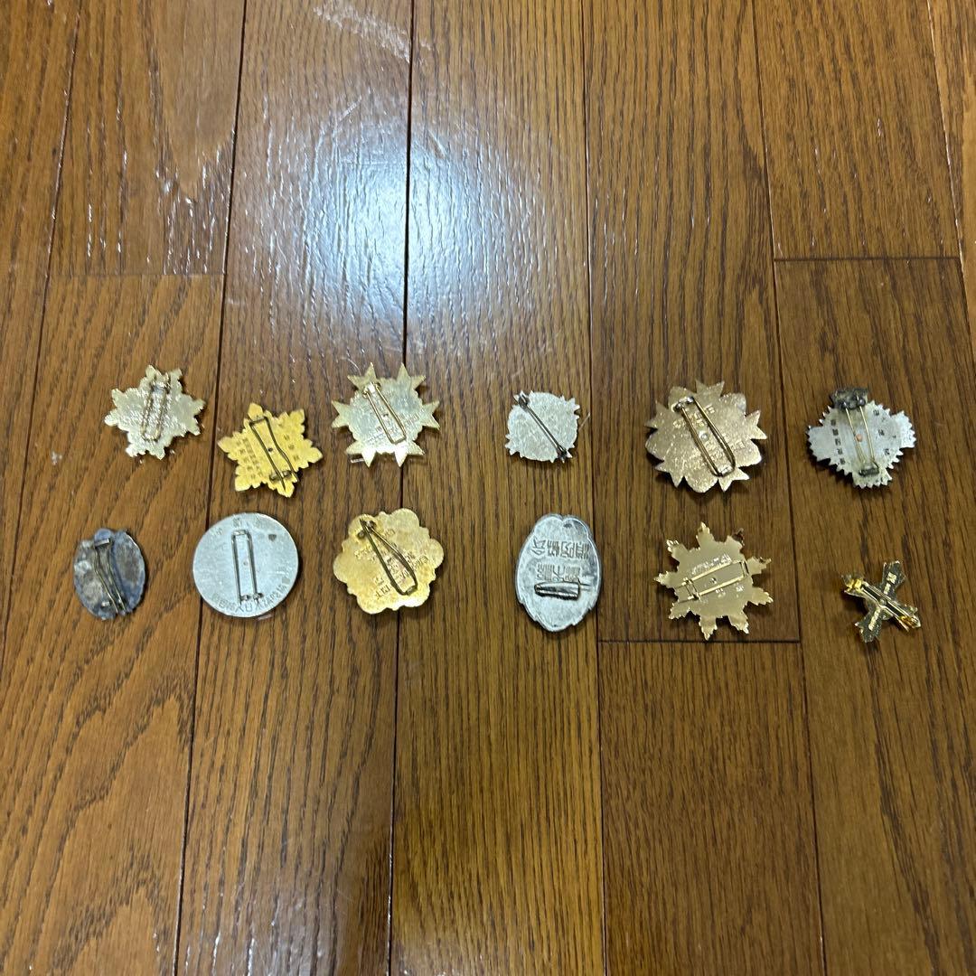 古い 消防協会のバッチ 純金製 24K アンティーク雑貨 2025年最新Yahoo