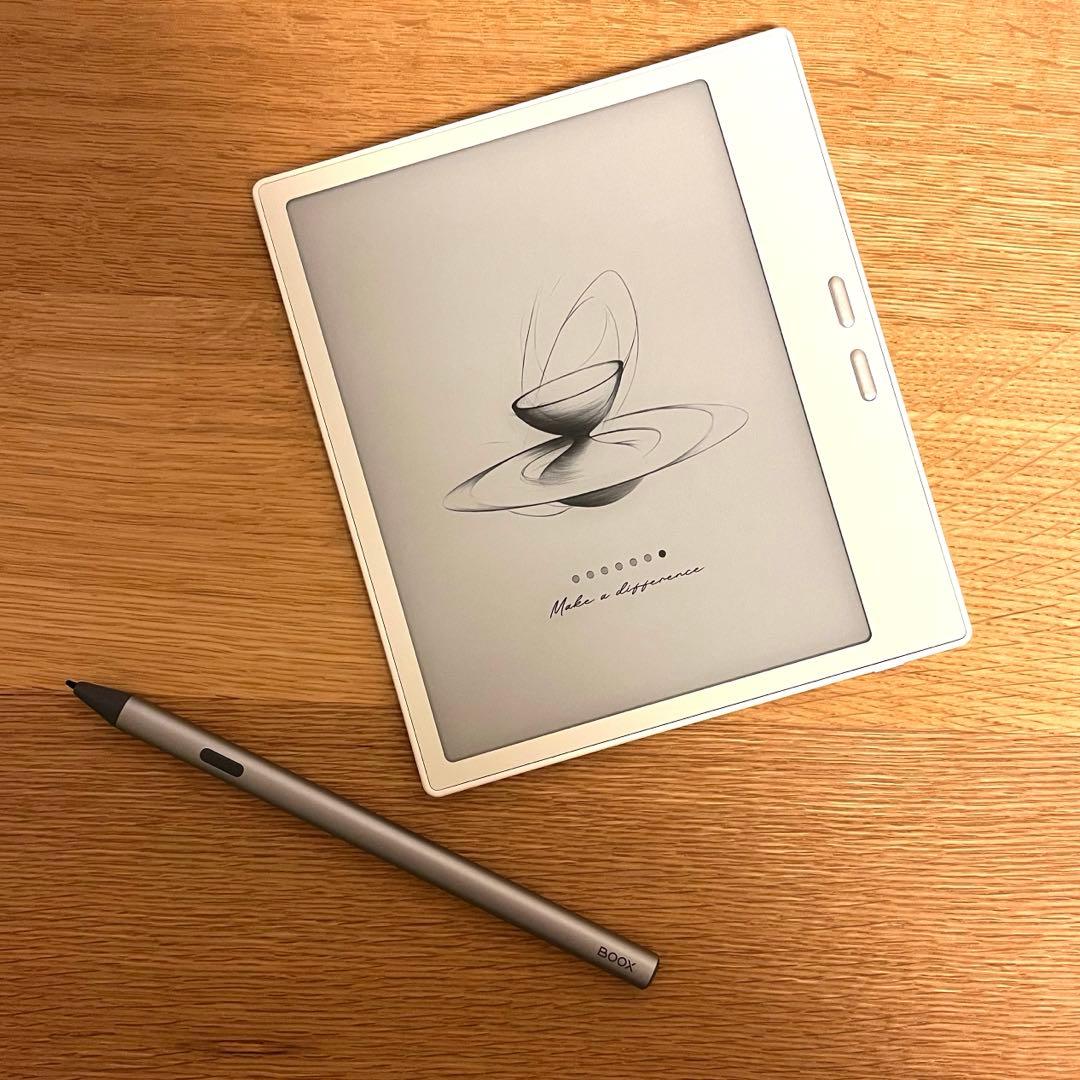 BOOX Go 7 Gen2 White + 純正スタイラスペン BOOX InkSense Stylus with a Side Button for Go 7 and Go Color 7