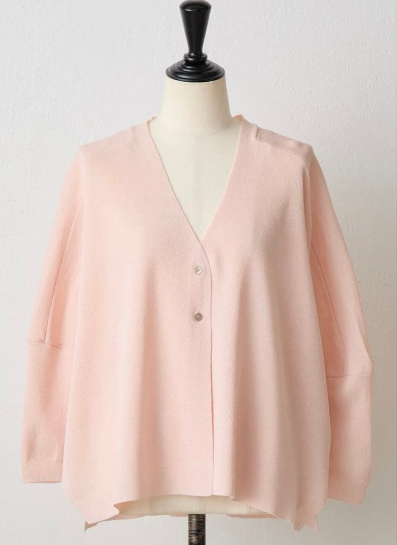 BEARDSLEY/ ビアズリー サラッとカーディガン ピンク F - メルカリ