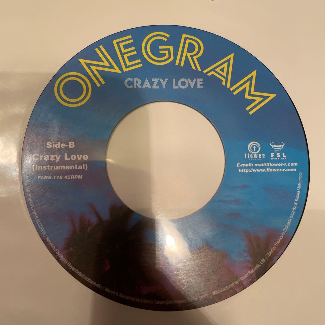 新品未使用】ONEGRAM CRAZY LOVE 限定盤 300枚