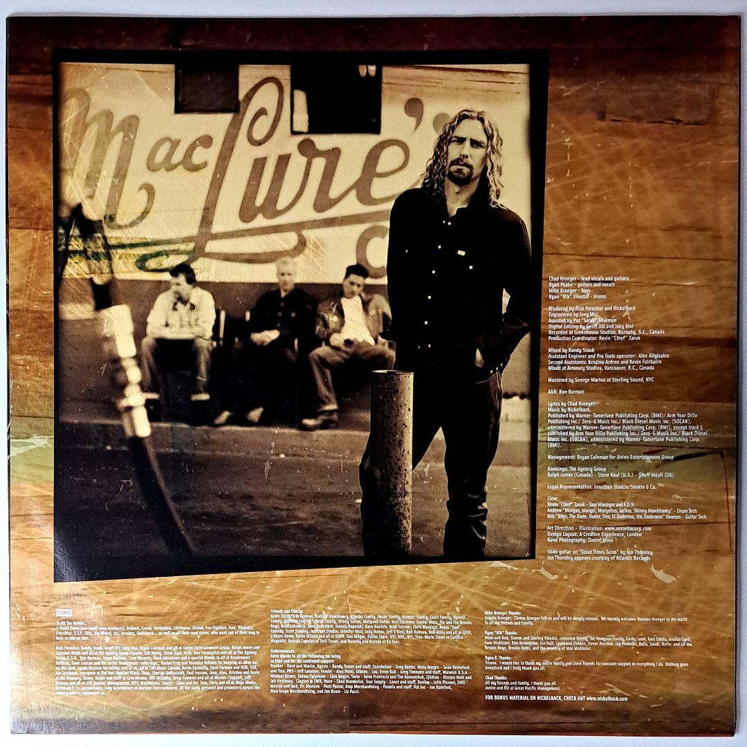 シュリンク付 Nickelback Silver Side Up LP レコード