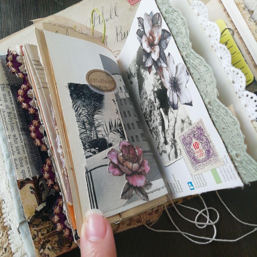 小さくて分厚いジャンクジャーナル 雑記帳 ヴィンテージ - メルカリ