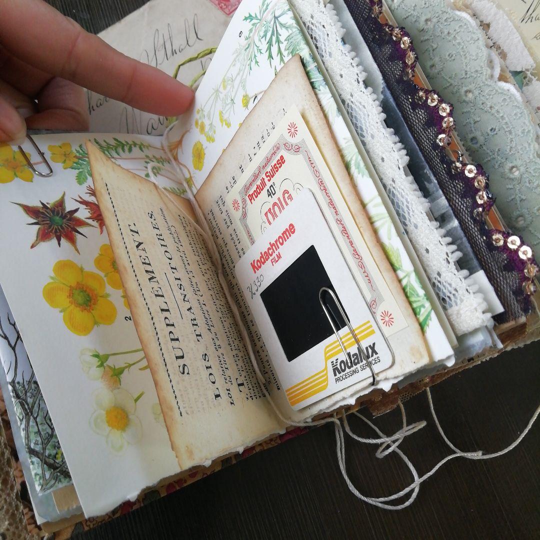 小さくて分厚いジャンクジャーナル 雑記帳 ヴィンテージ - メルカリ