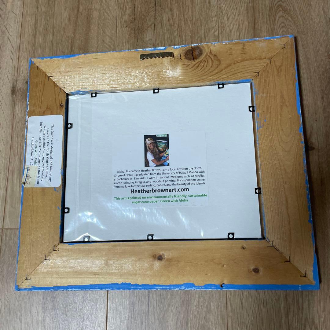 まさ様専用 ヘザーブラウン 直筆サインアート 純正フレーム付きロン