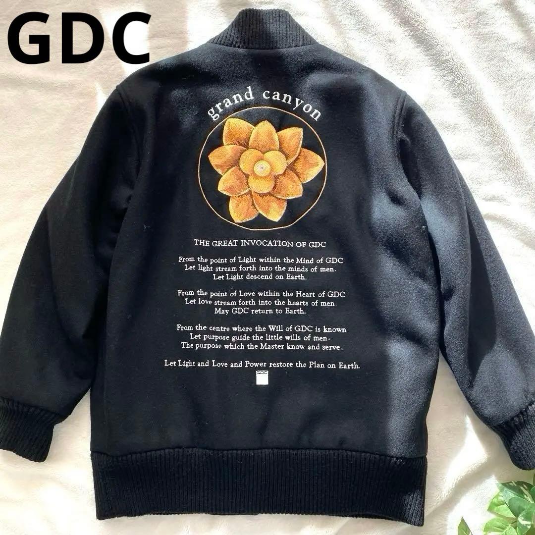 GDC グランドキャニオン スタジャン 蓮 ロータス ヴィンテージ 刺繍