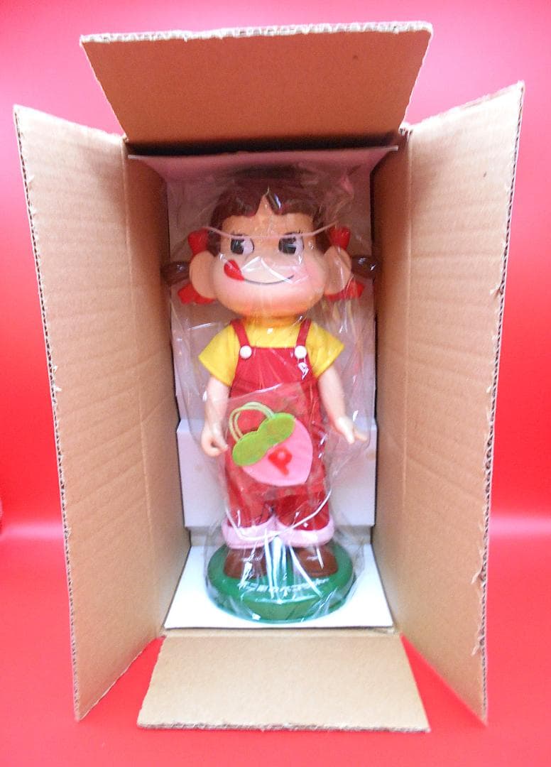 【非売品】不二家　ペコちゃん　首ふり人形　未使用　ひなまつりキャンペーン当選品 新品 未開封 激レア 当選品 不二家 FUJIYA 飲料キャンペーン 首ふり