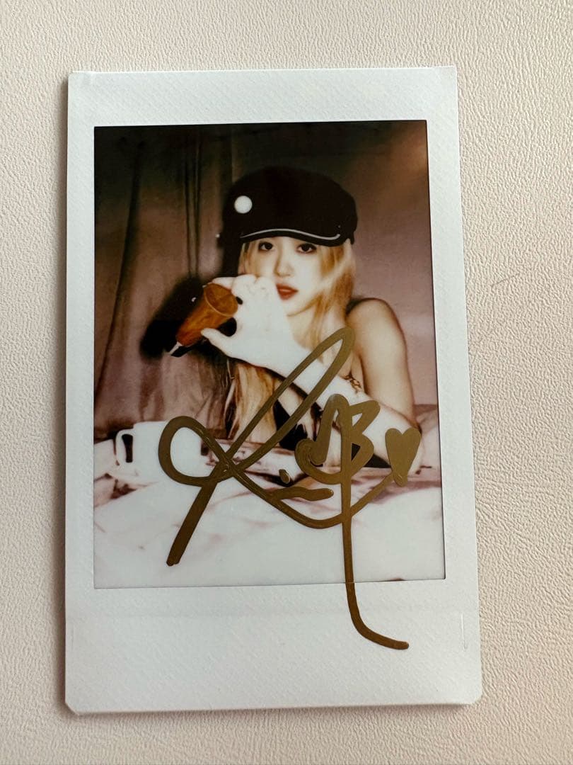 Blackpink ロゼ サイン会 チェキ トレカ ワールドツアー