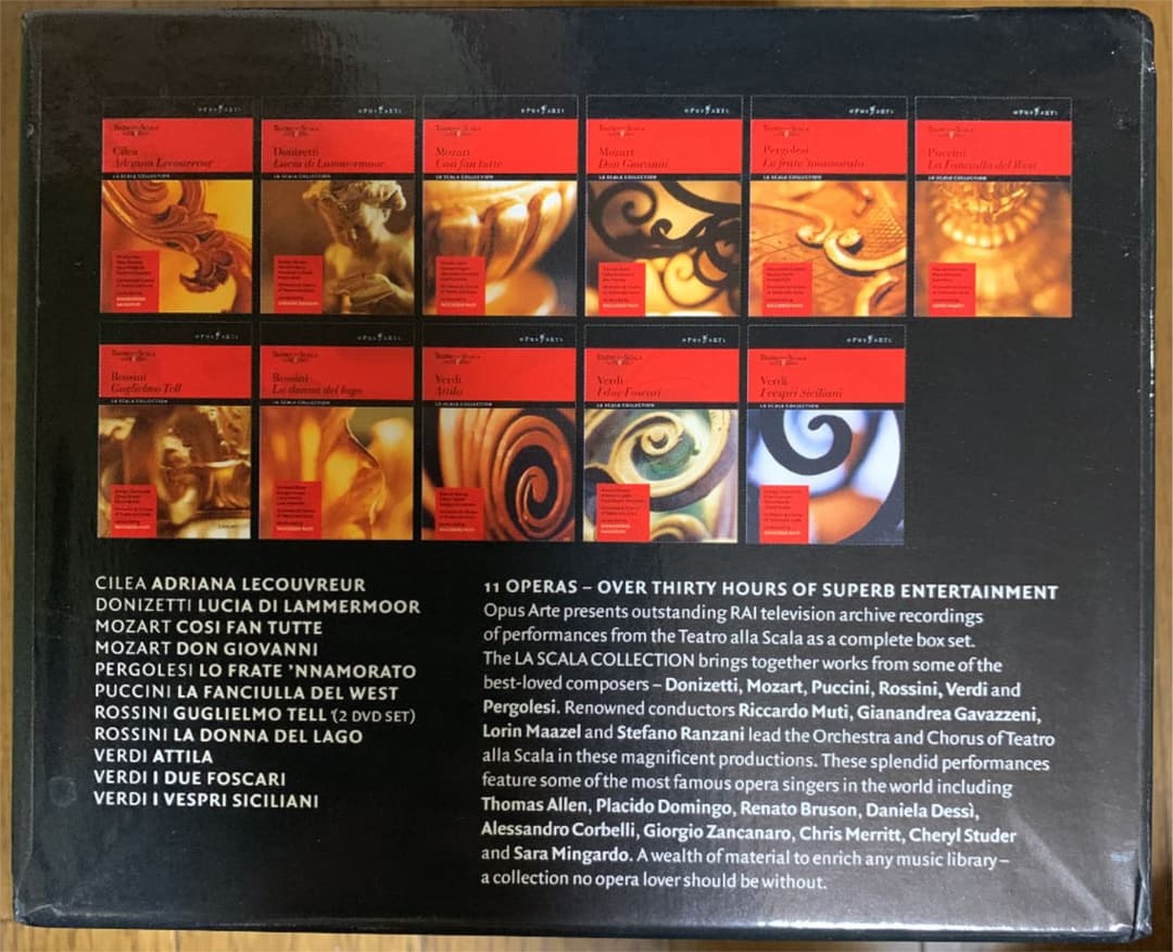 La Scala Box ミラノ・スカラ座 ムーティ、マゼール、他 12DVD
