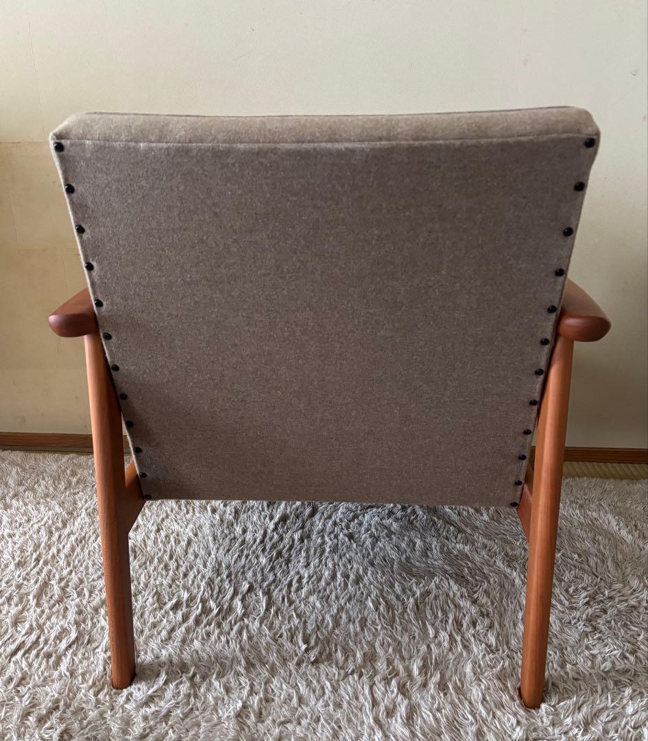 最終価格】カリモク60 Kチェア1シーター フラノヘージュ ブラック