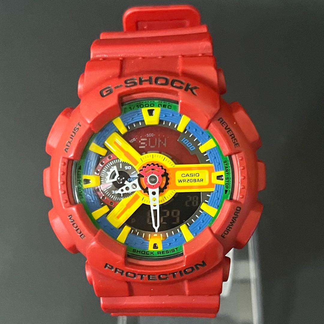 【美品/激レア】CASIO G-SHOCK GA-110FC-1AJF レッド 美品/激レア】CASIO G-SHOCK GA-110FC-1AJF レッド - メルカリ