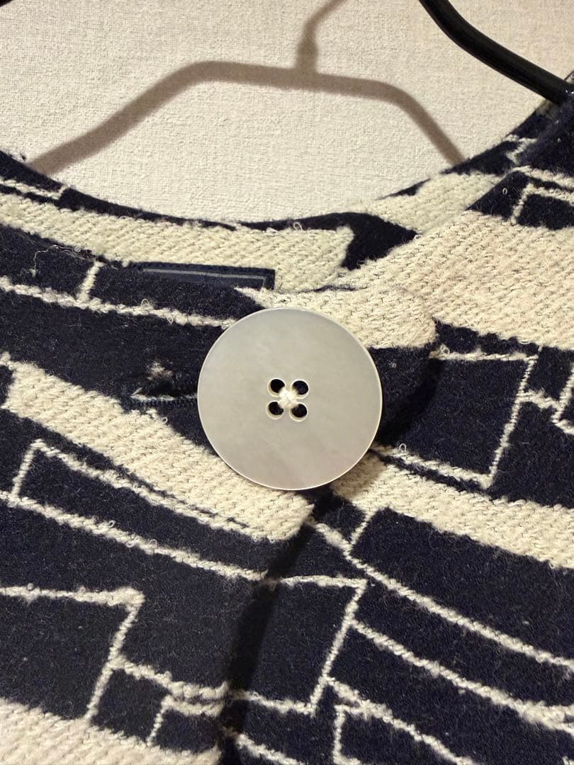 ミナペルホネン stream ショートコート ウール＆シルク素材