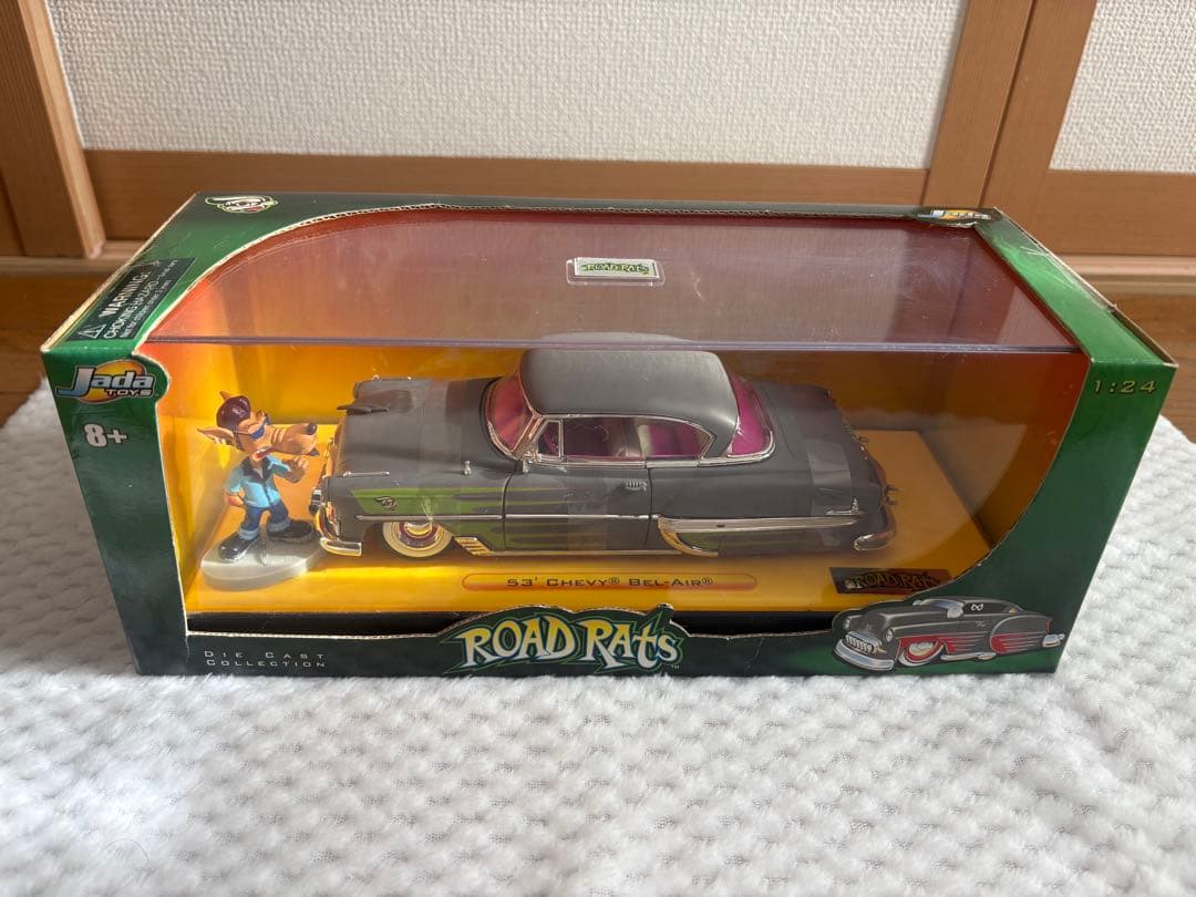 ミニカー Jada Toys ROAD RATS 1953 Chevy Bel Air Jada Road Rats 1953 Chevy Bel Air 2 Car Sets 1:24 & 1:64 Diecast