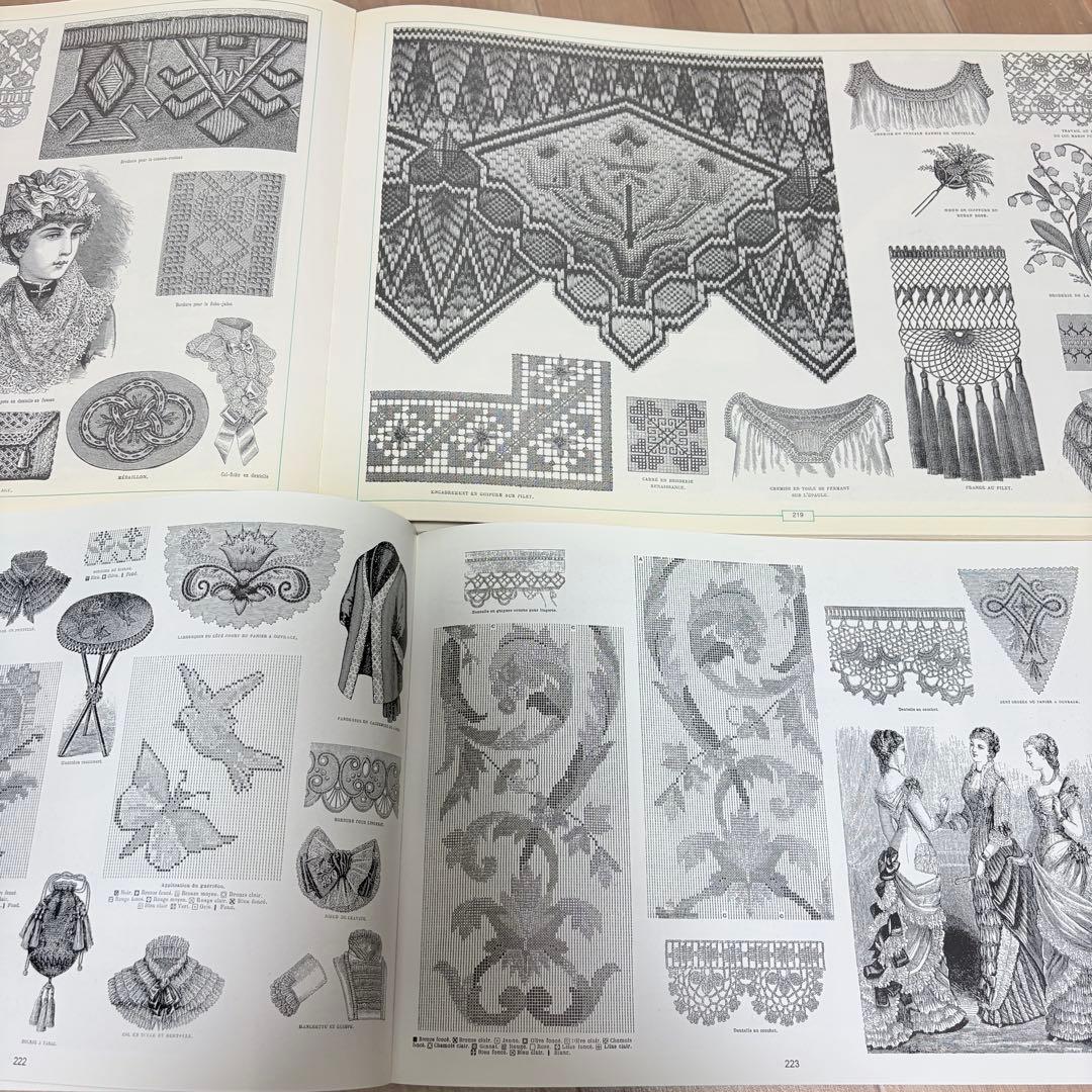 洋書】レース図案 EMBROIDERY II 1870 &1860 2冊セットの通販
