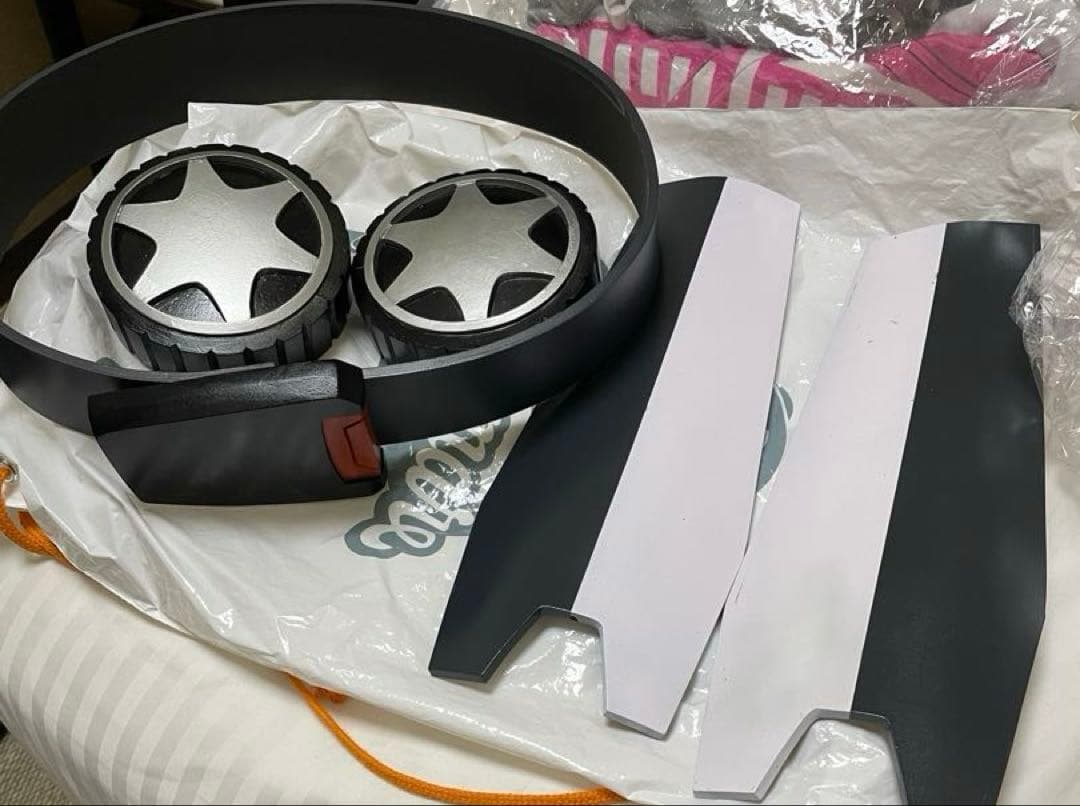 ブンピンクコスプレ※説明必読マスクは訳あり品　価格交渉などコメント可能です！