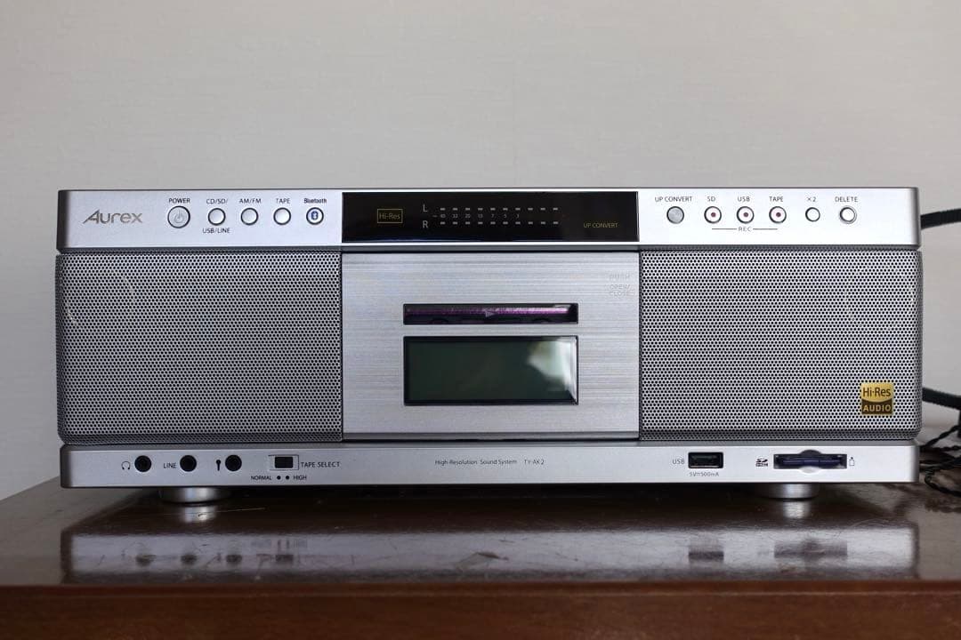 AUREXハイレゾ SD/USB/CDラジオカセットレコーダーTY-AK21 ハイレゾ対応ラジカセ TY-AK21 | ラインアップ | AUREX