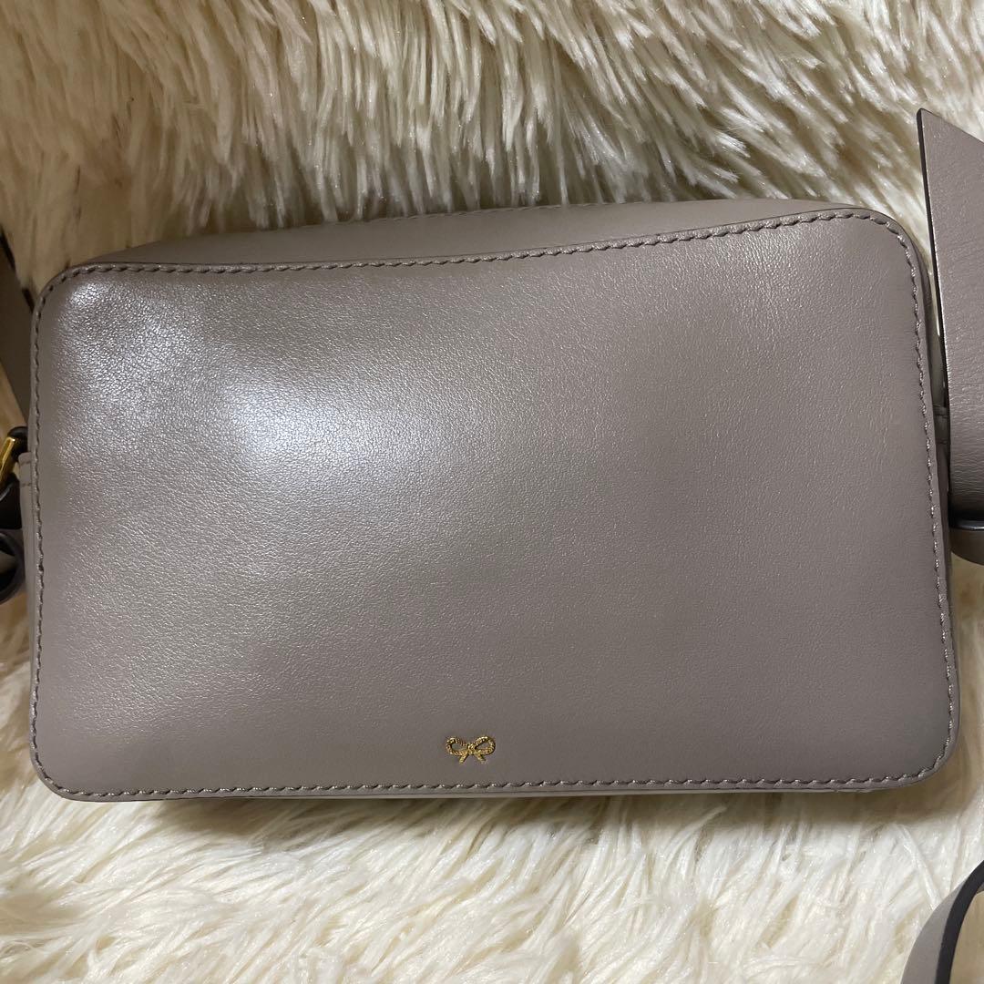 極美品 アニヤハインドマーチ ショルダーバッグ 目玉焼き グレージュ