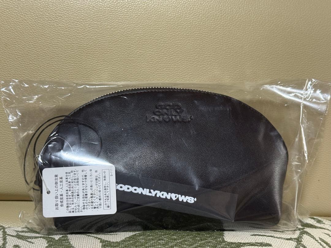 GOD ONLY KNOWS フェイクレザー ポーチ 岩田剛典 - メルカリ