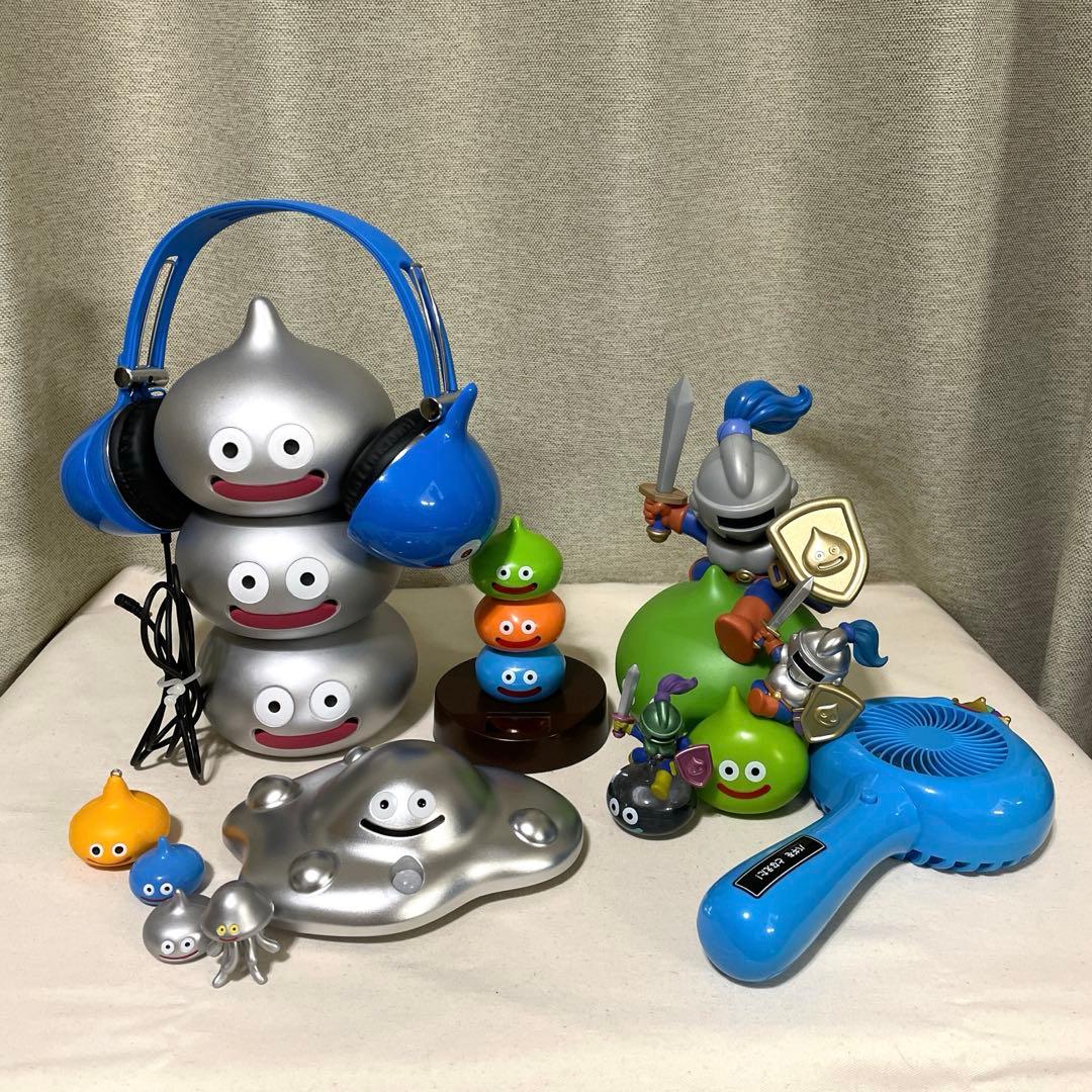 ドラゴンクエスト スライム セット　ヘッドフォン　フィギュア　まとめ売り 4種セット】ドラゴンクエスト ドラクエ AM スライム クリアカラー
