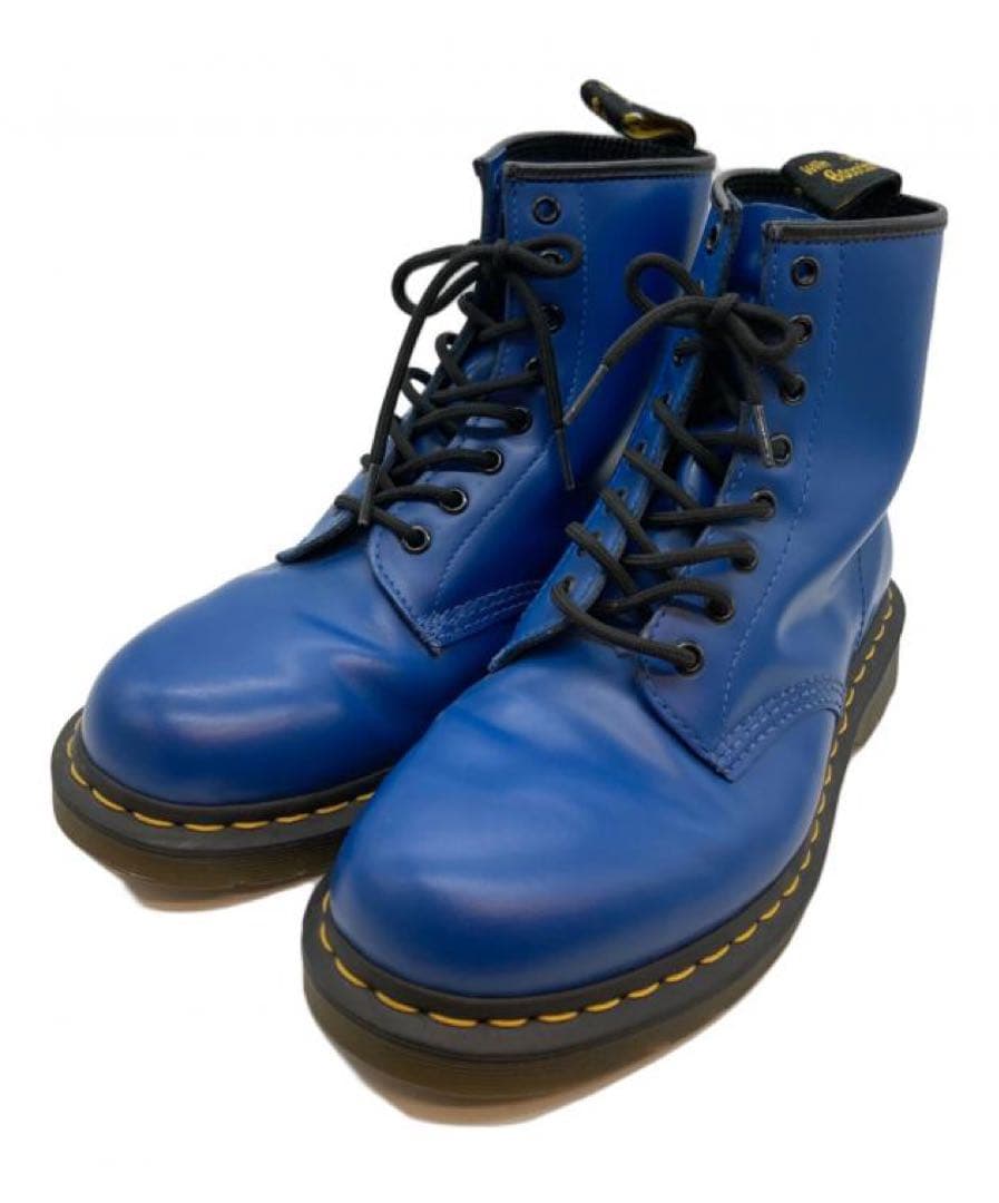 Dr. Martens 1460 8ホールブーツ ブルー レザー 1460 ネイビーステッチ 8 ホール ブーツ