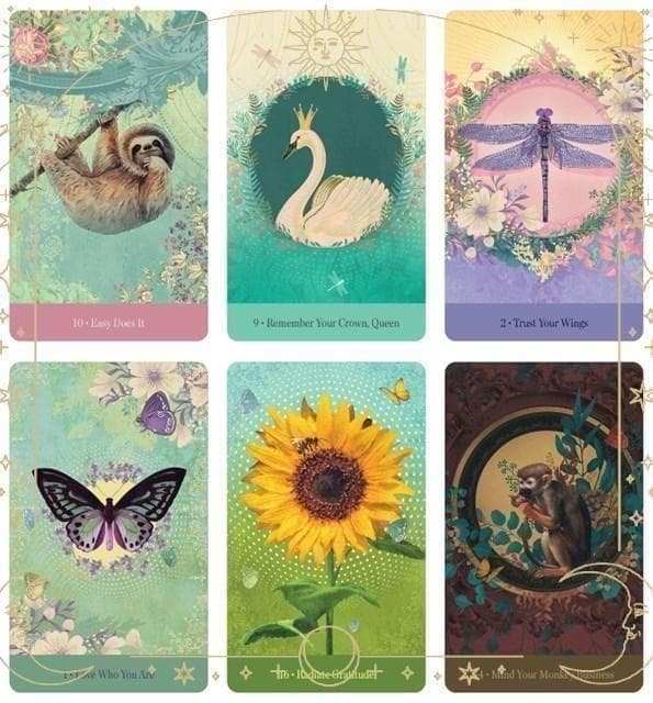 ☆正規品オラクルカード☆金縁✨柔らかな癒しの世界✨優しいタッチの