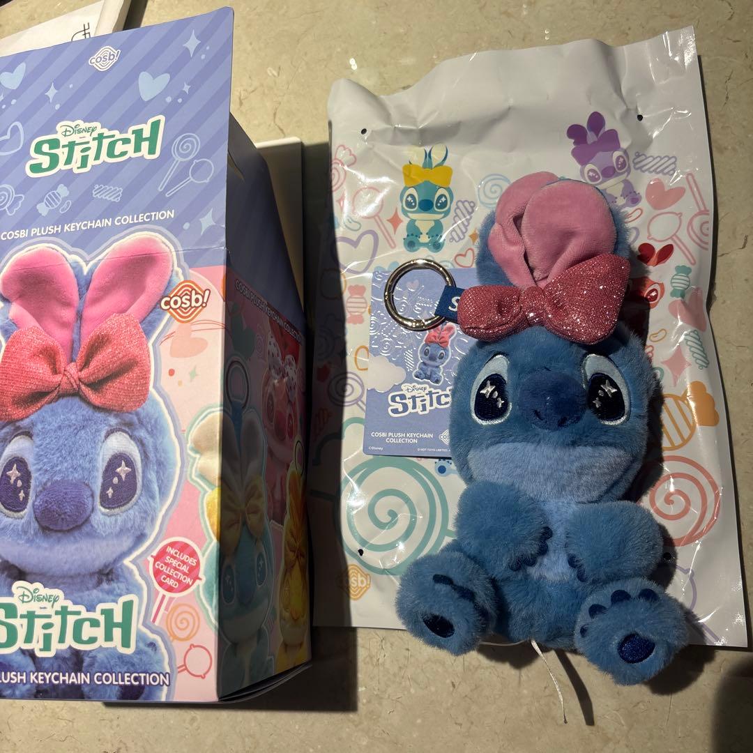 ディズニー Cosbi コスビ ぬいぐるみ キーチェーン スティッチ 限定